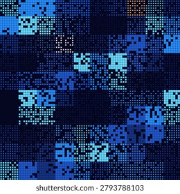 Fintech Block Grid vector background with clean editable vector shapes for microstock and commercial design projects.