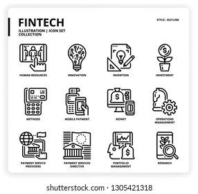 Fintech-Icon-Set