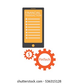 FinTech icon / symbol /sign
