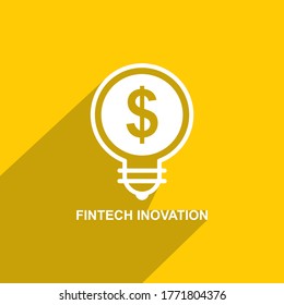 fin-tech innovation icon, Business icon vector