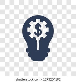fintech innovation icon. Trendy fintech innovation logo concept on transparent background from General collection
