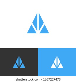 Fintech logo design concept. Gadget logomark illustration. Can representing tech, data, blockchain, program, ai, system.