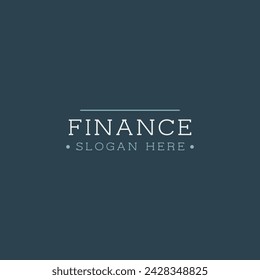 

Fintech logo template design. Abstract business finance sign. 