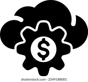 fintech money settings business gear cloud setting bitcoin 4887
