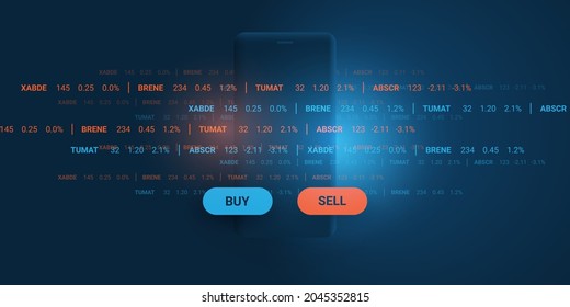 Fintech Software, Modern Digital Global Business and Market Analysis, Online Stock Trading and Investment Helper Apps, Robo Advisor Concept Design, Vector Illustration