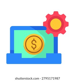 Fintech Solutions Illustration with Digital Financial Technology and Online Payment Platform Concept