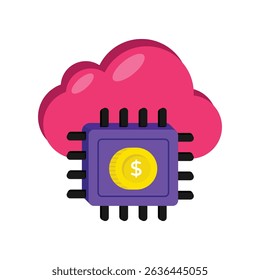Icono de estilo de Vector Fintech. Archivo Eps 10