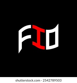 Design de logotipo FIO, logotipo simples e moderno FIO. Design de alfabeto luxuoso FIO  