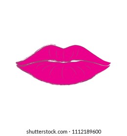 Fiolet vector female lips illustration 