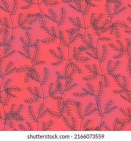 fir branches christmas vector seamless pattern