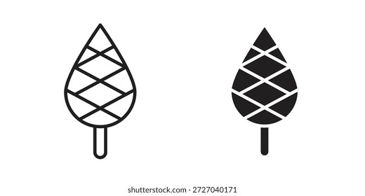 Ícone de cone de fogo no fundo branco. Ícone de vetor de ações