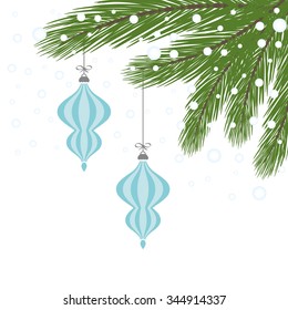 Fir Design with Baubles