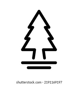 Fir Icon Vector Symbol Design Illustration
