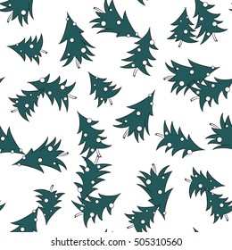 fir seamless pattern.