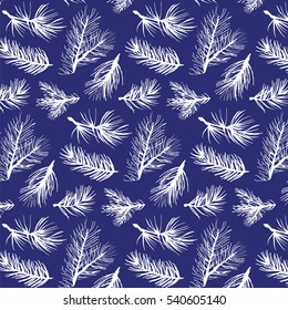 fir tree branch pattern