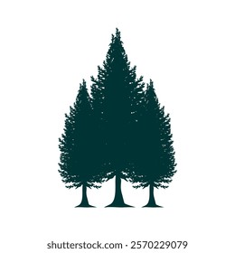 fir tree logo design, mountain, premium vector mountain and spruce design, outdoor logo, camper logo design
