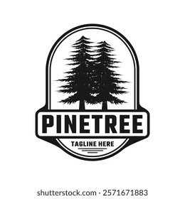 fir tree logo design, mountain, premium vector mountain and spruce design, outdoor logo, camper logo design
