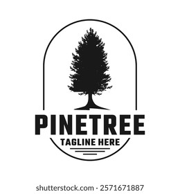 fir tree logo design, mountain, premium vector mountain and spruce design, outdoor logo, camper logo design
