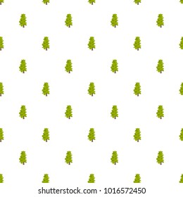 Fir tree pattern seamless in flat style for any design