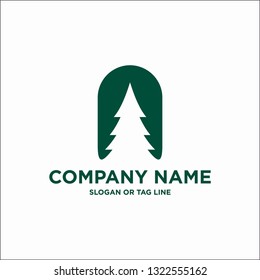 fir tree simple logo