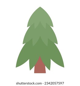 Vector de árbol de aves. Dibujo de pichón para Navidad aislado en fondo blanco. Naturaleza, Navidad, concepto de vacaciones de invierno