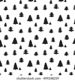 fir tree vector pattern