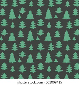 fir tree vector pattern
