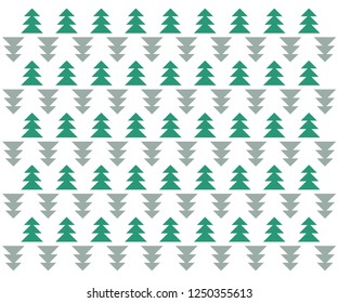 Fir trees background