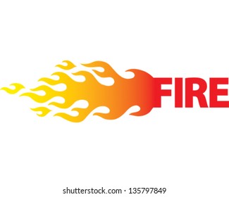 Fire Stock Vector (Royalty Free) 135797849 | Shutterstock