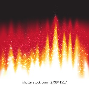 Fire abstract background. Fire abstract background with glowing and bokeh