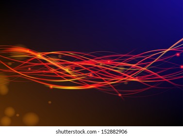 Fire abstract background. Vector