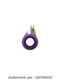 Fire Abstract Logo Template
