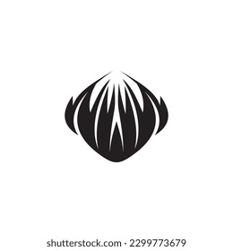 fire abstract silhouette vector illustration