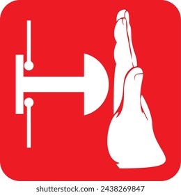 fire alarm, fire alarm button, call point, red panic button, emergency sign,warning sign,safety, flammable, fire hazard