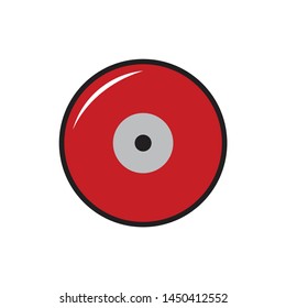 Fire alarm call point. Fire alarm icon