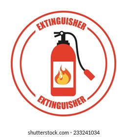 fire alarm design , vector illustration