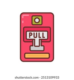 Fire Alarm Filled Icons , Vector illustration