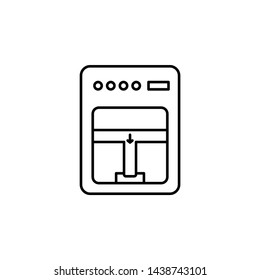 Fire alarm, firefighter icon. Element of firefighter icon. Thin line icon for website design and development, app development