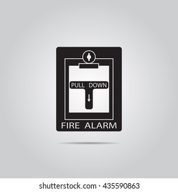 Fire alarm icon