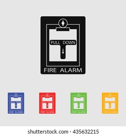 Fire alarm icon