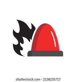Fire alarm icon design vector illustration