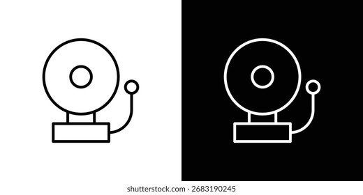 Feueralarm Symbol Illustration. Vektorgrafik. EPS 10