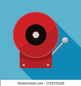 Fire alarm icon, Fire prevention alarm, safety first , vector design