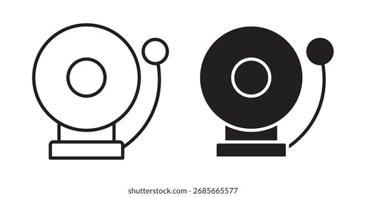 Feueralarm Symbol einfaches Vektorsymbol