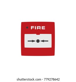 Fire alarm icon  vector illustration design  Firefighter collection 