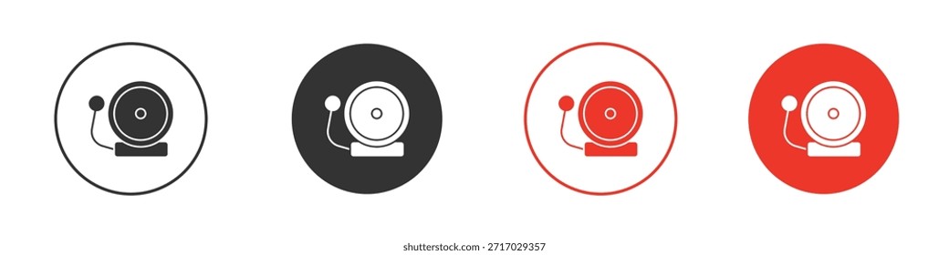 Fire alarm icon. web vector design