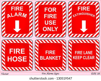 Fire Alarm Signs