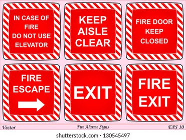 Fire Alarm Signs