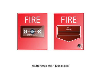 Fire alarm signs system, fire protection for building or industrial.