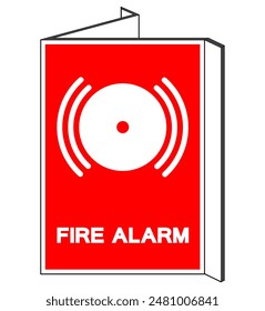 Fire Alarm Symbol Sign, Vector Illustration, Isolate On White Background Label. EPS10